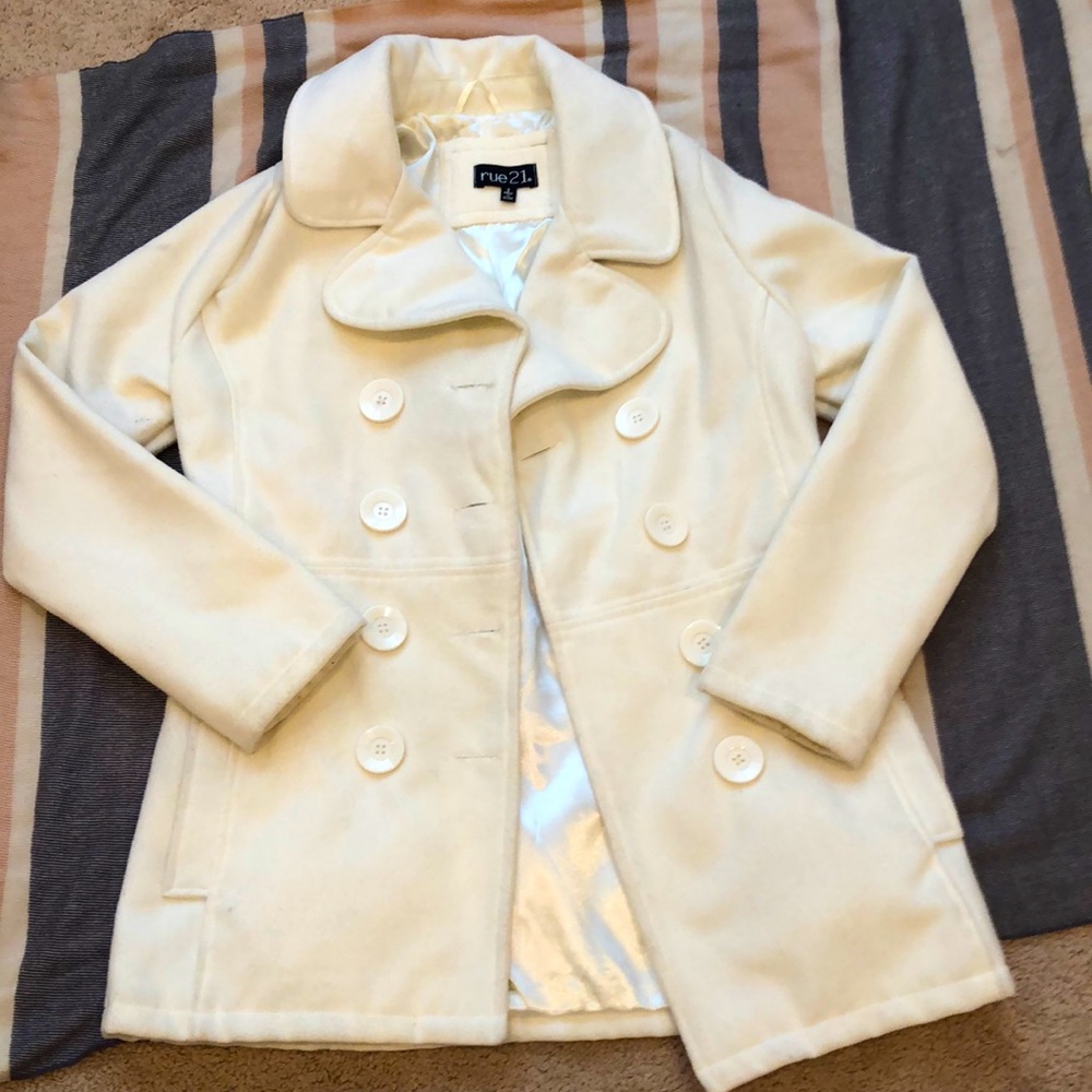 Rue21 Wool and Satin Peacoat